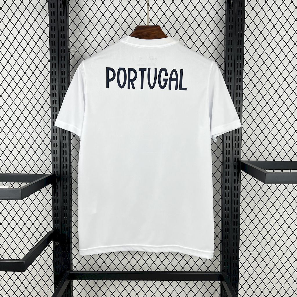 Camiseta Selección Portugal entrenamiento blanca 2025