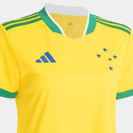 Camiseta Cruzeiro Brasil Copa del Mundo 2026 Amarilla - FEMENINA (Copia)