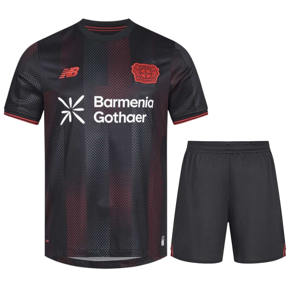 Conjunto Infantil Bayer Leverkusen principal negro 2025/26