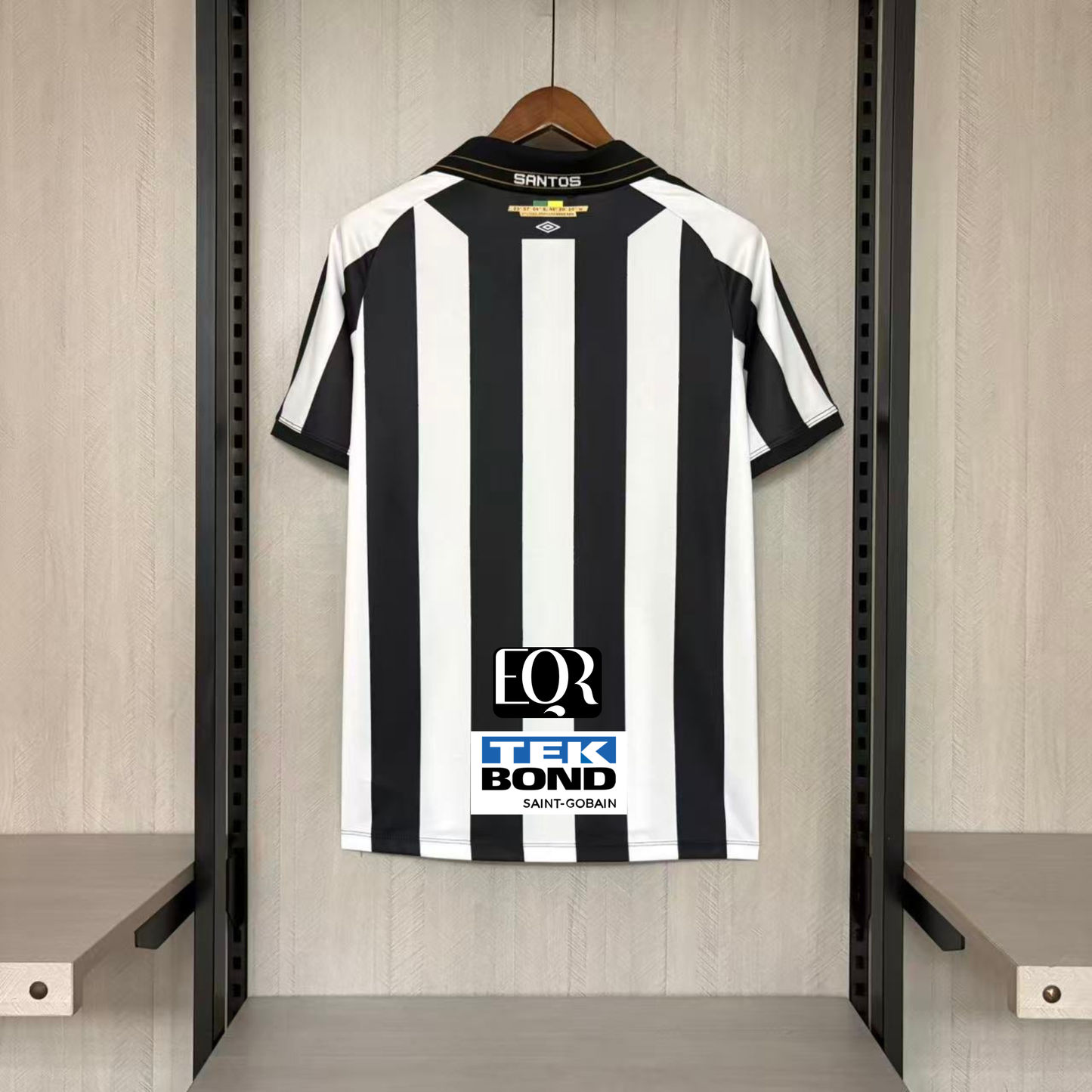 Camiseta Santos Away 2026/27 blanca/negro