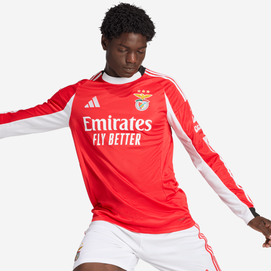 Camiseta principal MANGA COMPRIDA roja 2025/26
