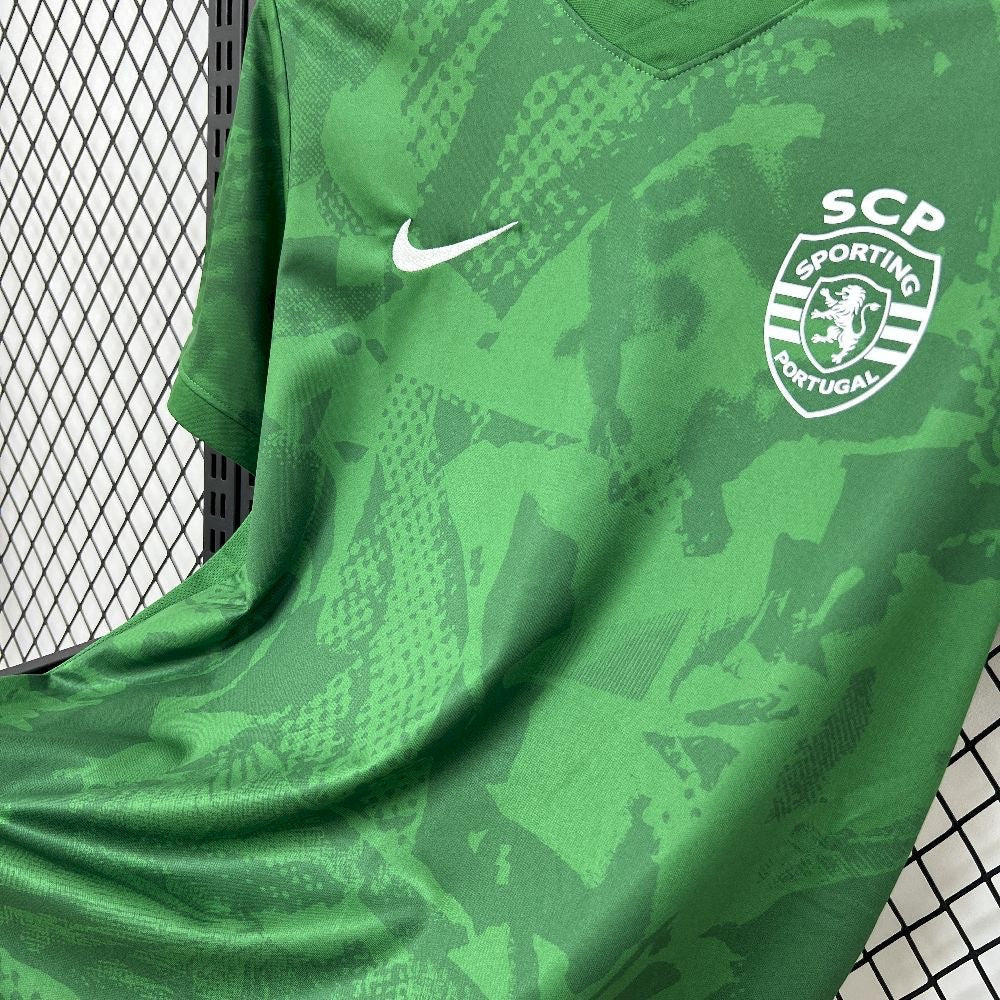 Camiseta pré jogo verde 2025/26