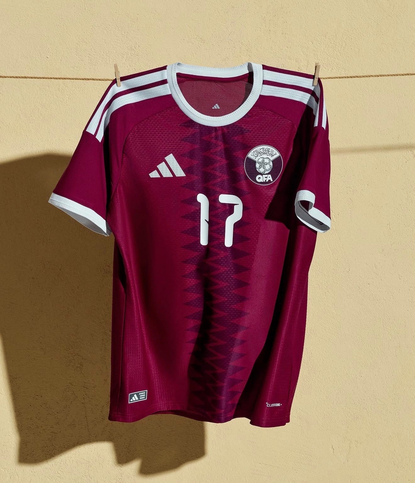 Camiseta Selección de Qatar principal roja - Copa del Mundo 2026