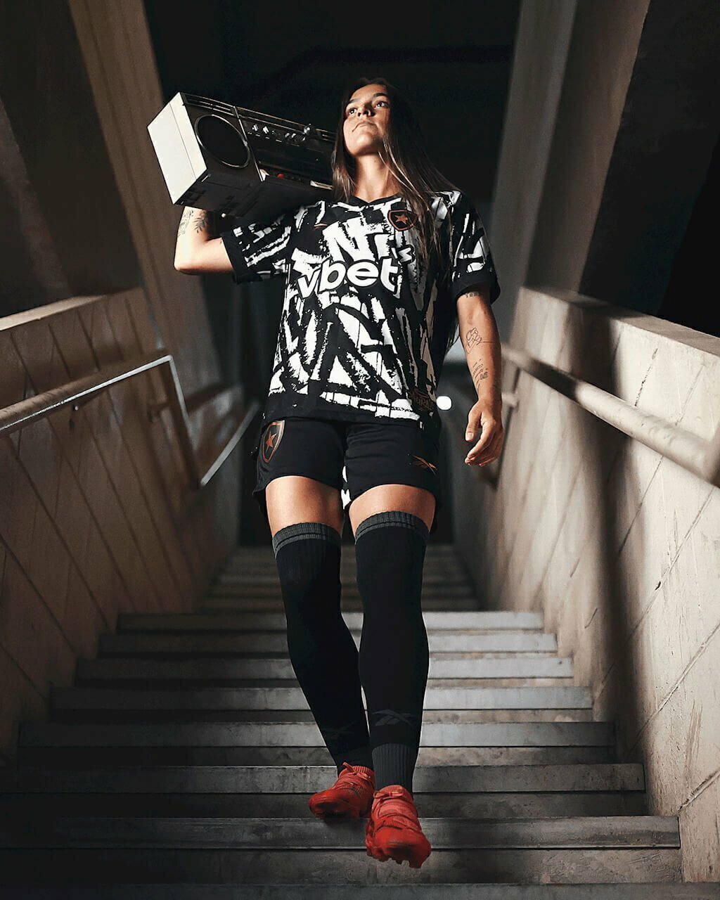 Camiseta Botafogo alternativa aura 90 2025/26