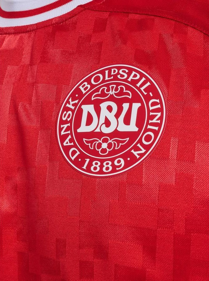 Camiseta Dinamarca roja Euro 2024
