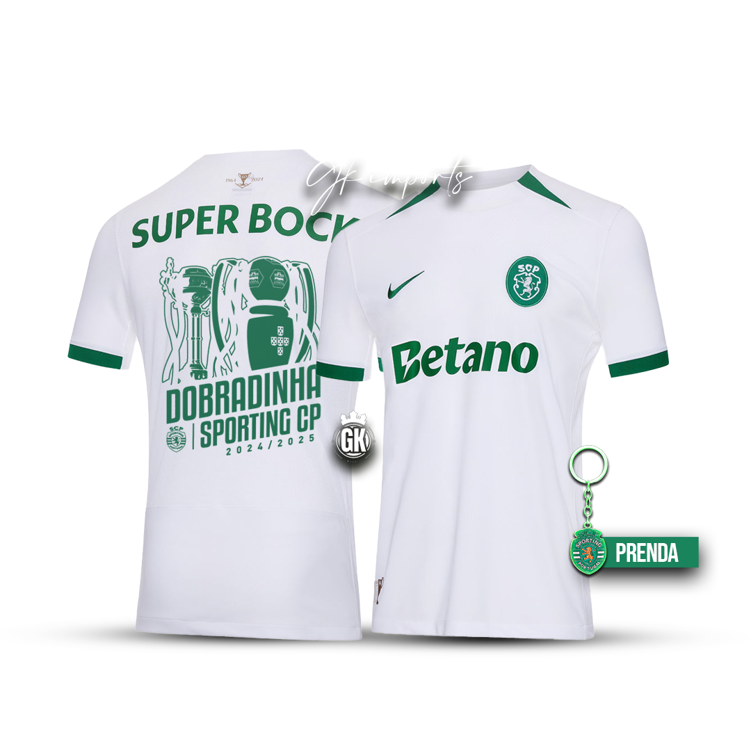 Camiseta DOBRADINHA alternativa blanca 2024/25