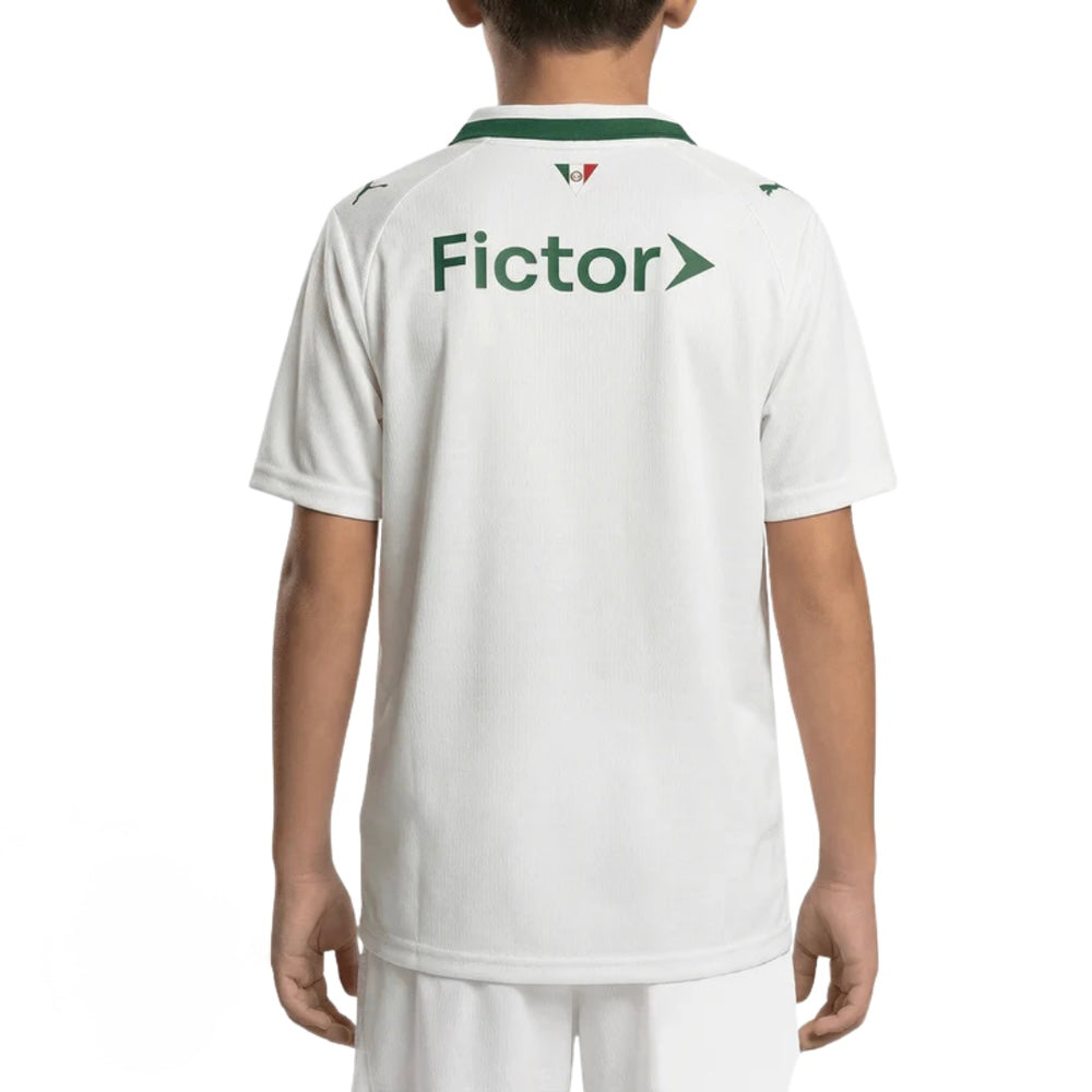 Conjunto Infantil Palmeiras alternativa blanca 2026/27