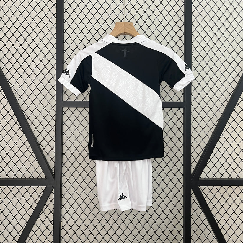 Conjunto infantil Vasco da Gama negro home 24/25