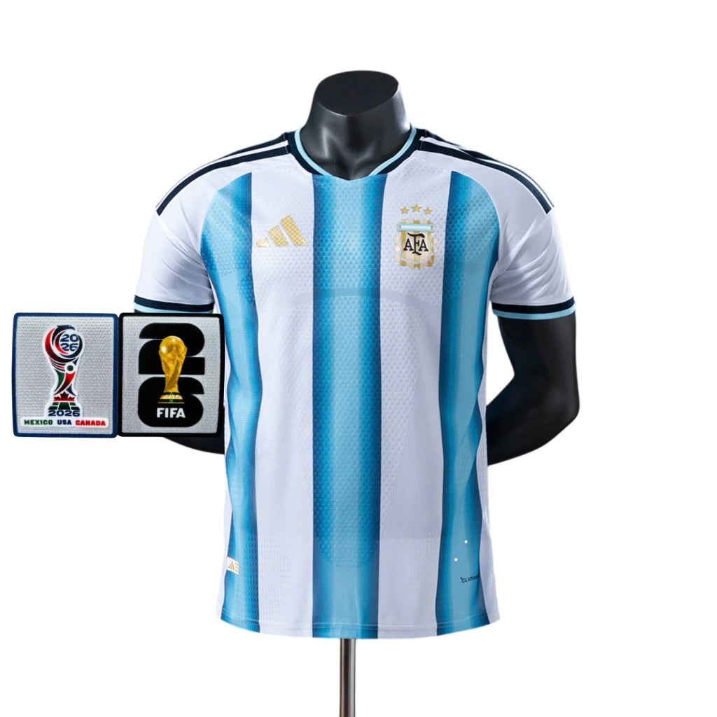 Camiseta Selección Argentina principal azul y blanca COPA DEL MUNDO 2026 - PLAYER - AUTHENTIC