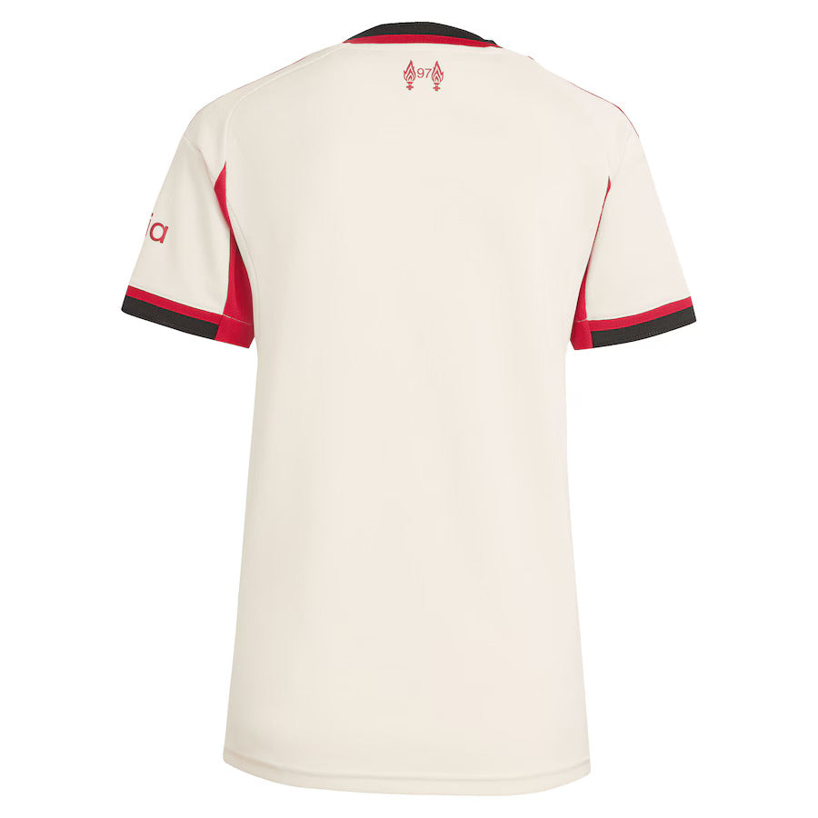 Camiseta Liverpool FEMENINA alternativa blanca 2025/26