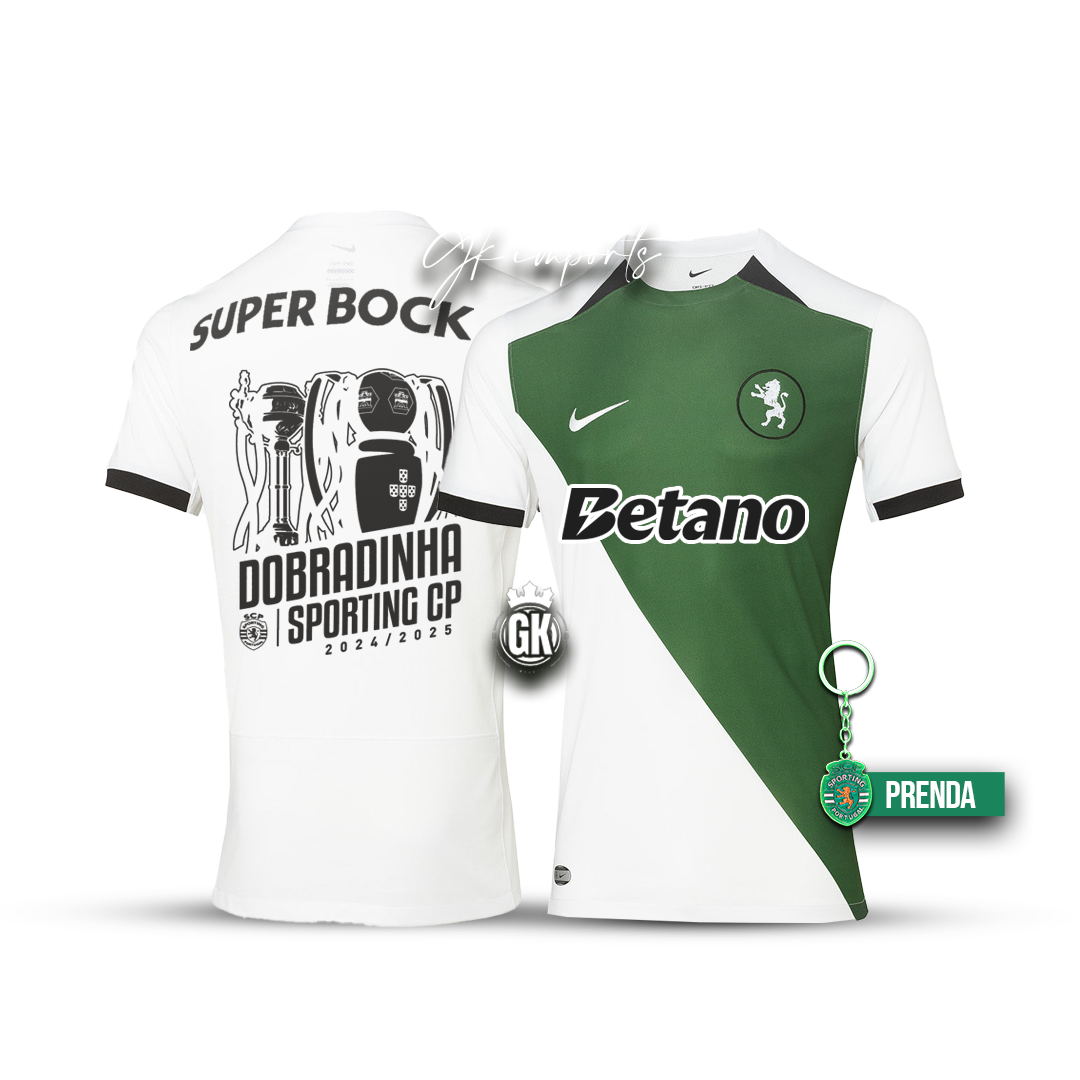 Camiseta DOBRADINHA stromp verde/blanca 2024/25