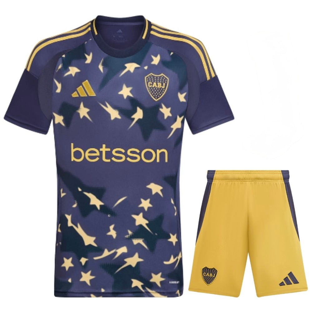 Conjunto infantil Boca Juniors tercera 2025/26