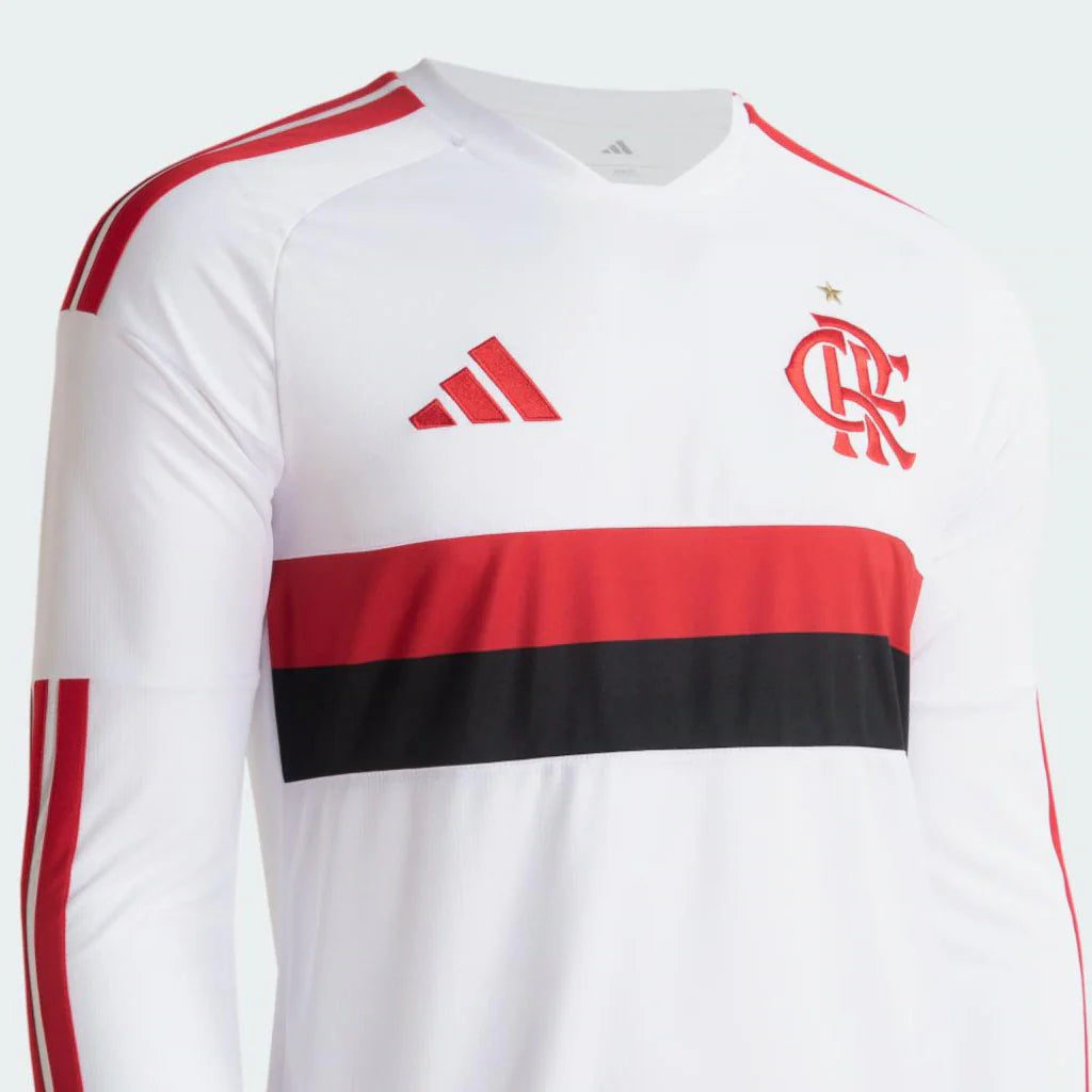 Camiseta Manga larga Flamengo Away 2026/27 blanca