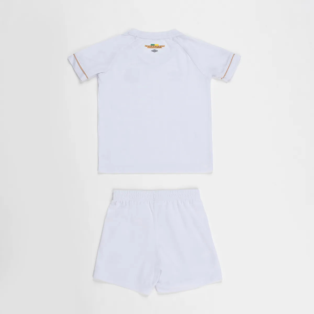 Conjunto Infantil Santos home blanco 2026