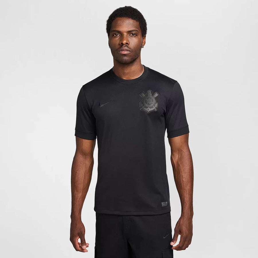 Camiseta Corinthians negra Away 2024/25