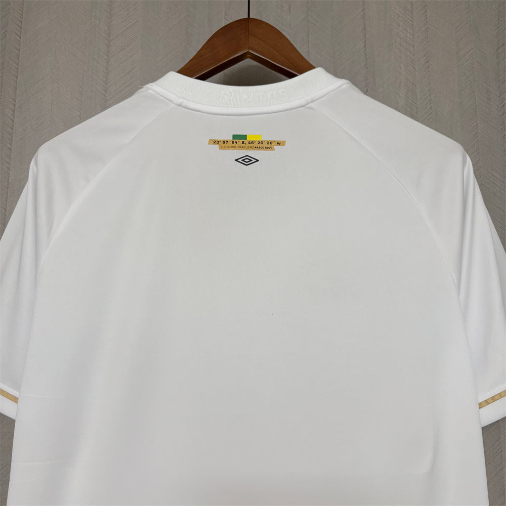 Camiseta Santos home 2026 blanca