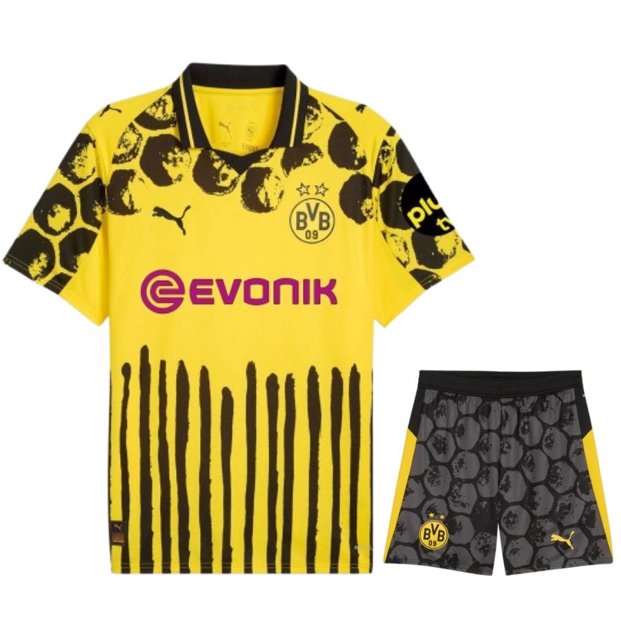 Conjunto Infantil Borussia Dortmund amarillo COPA DEL MUNDO 2025/26