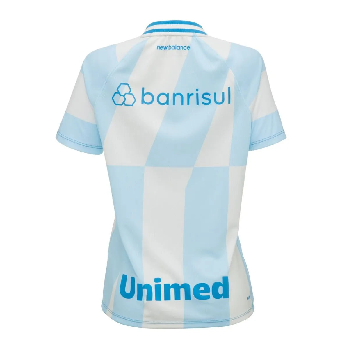 Camiseta Grêmio Away blanca/azul 2026 - FEMENINA