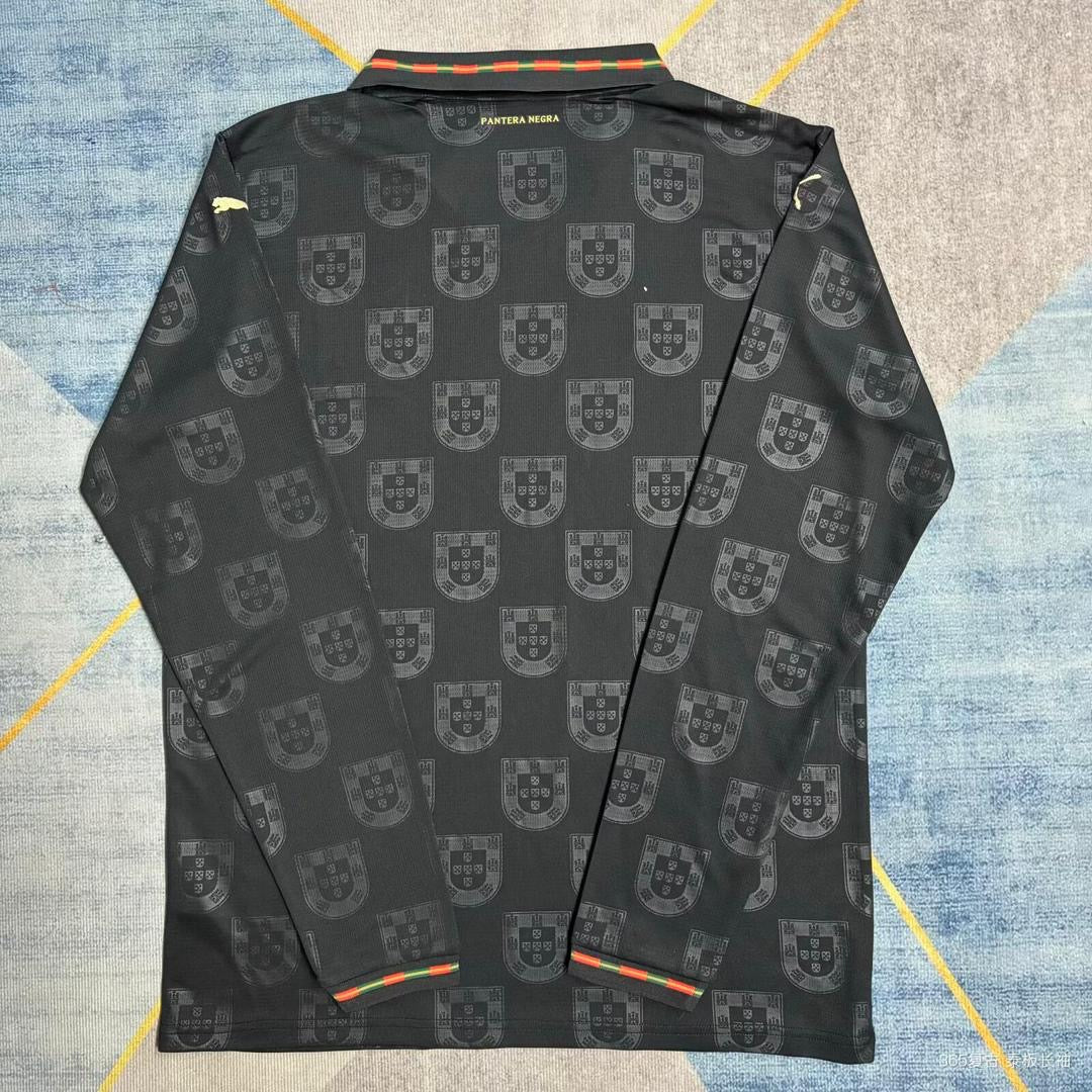 Camiseta Selección Portugal MANGA LARGA Edición Especial pantera negra EUSÉBIO 2026/27 - ADEPTO
