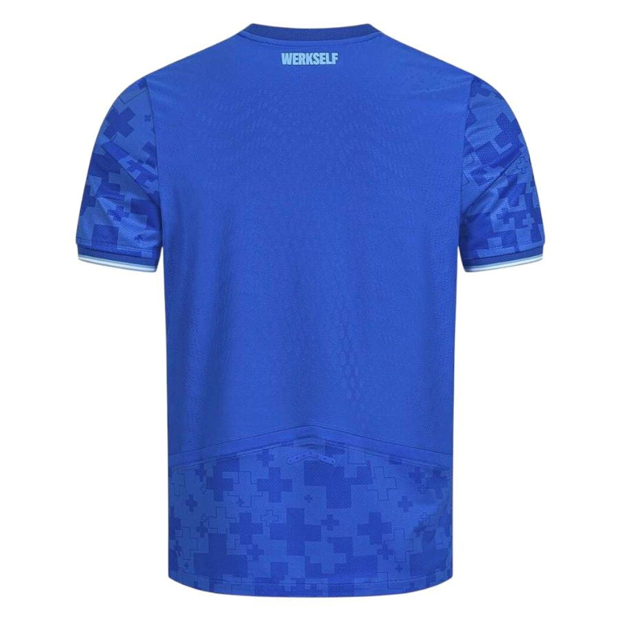 Camiseta Bayer Leverkusen tercera equipación azul 2025/26