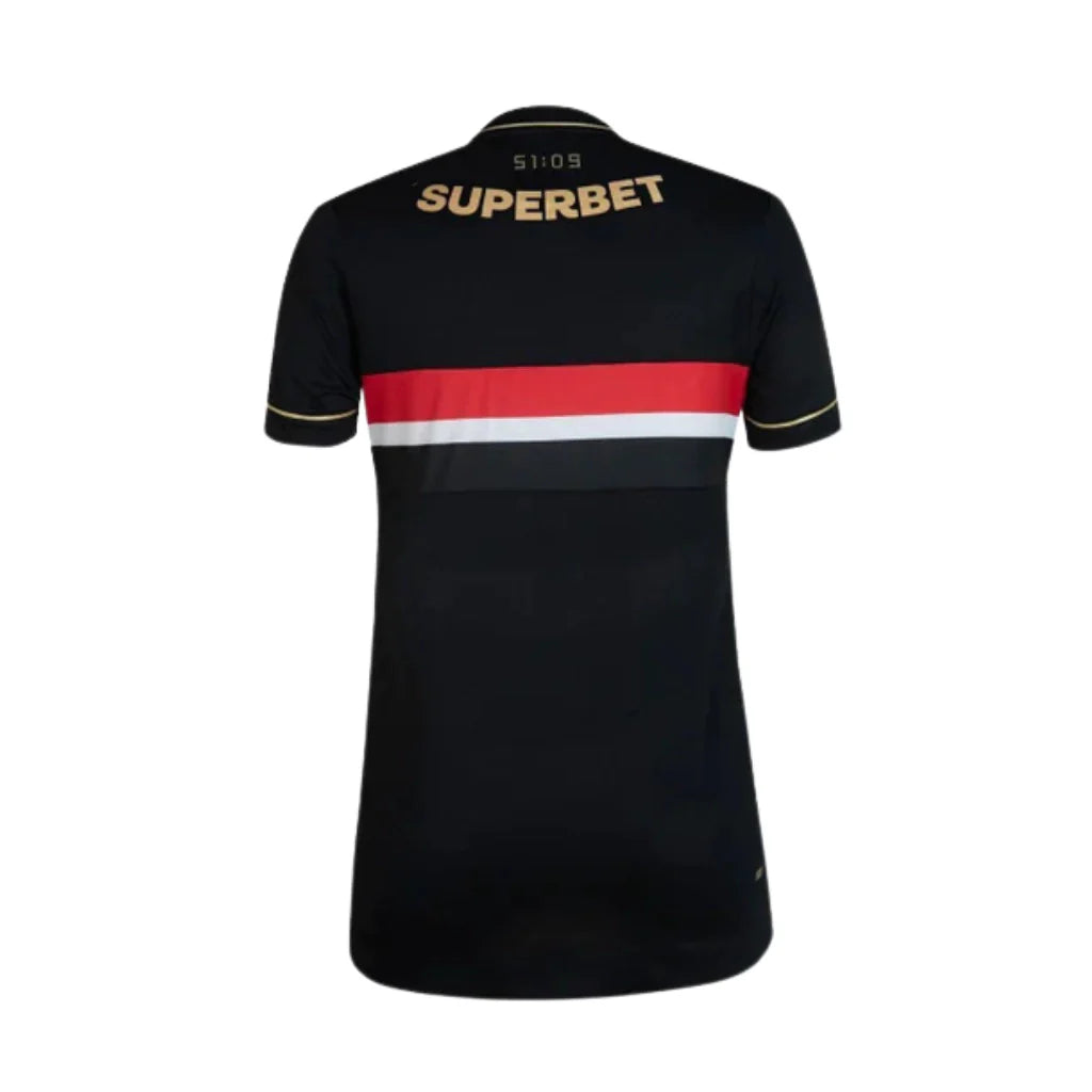 Camiseta São Paulo negra alternativa 2025/26 - FEMENINA