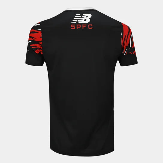 Camiseta São Paulo pré jogo roja/negra 2026/27