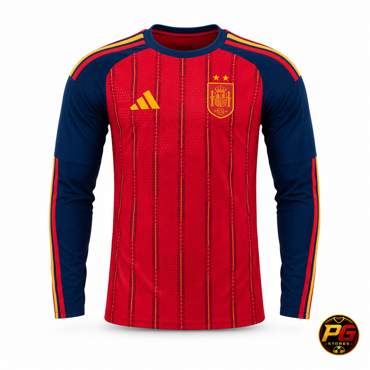 Camiseta Larga Esp 2 Estrellas 2026 Player