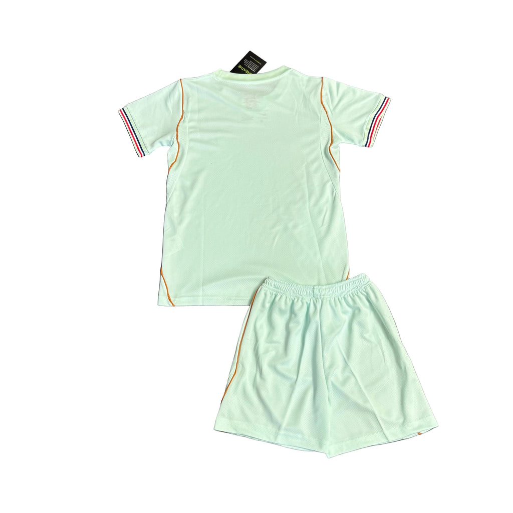 Conjunto infantil Selección Francia alternativa verde COPA DEL MUNDO 2026