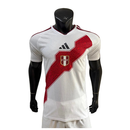 Camiseta Perú principal copa del mundo 2026 blanca - PLAYER