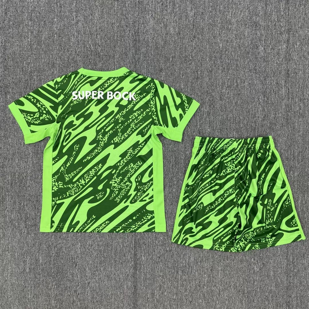Conjunto infantil portero verde 2025/26
