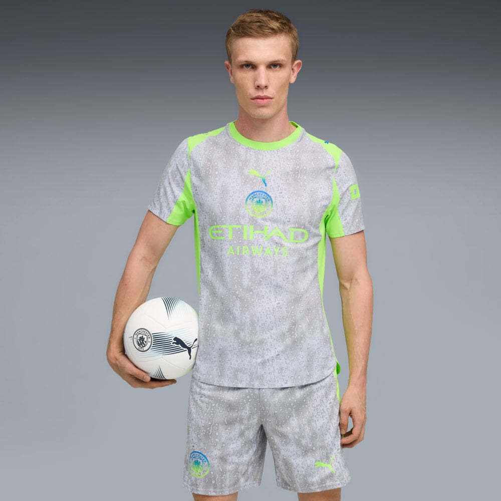 Camiseta Manchester City alternativa gris 2025/26