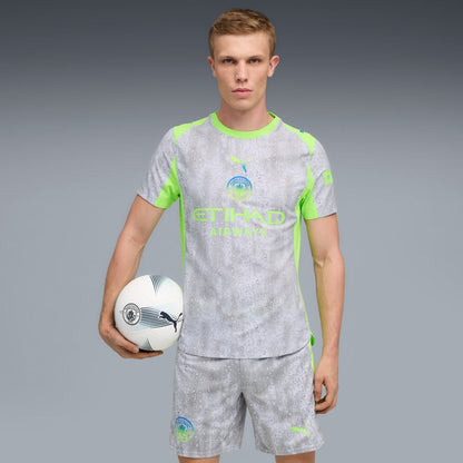 Camiseta Manchester City alternativa gris 2025/26