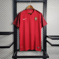 Camiseta Portugal roja retro 2016/17