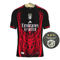 Camiseta concept roja y negra com símbolo GRIS 2025/26