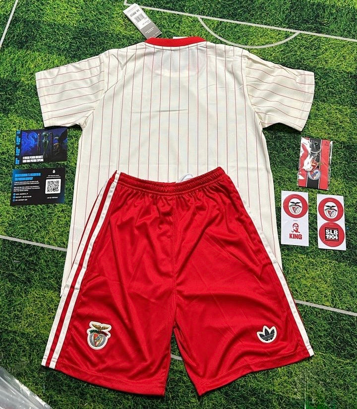 Conjunto infantil S L B x Originals blanca 2025/26