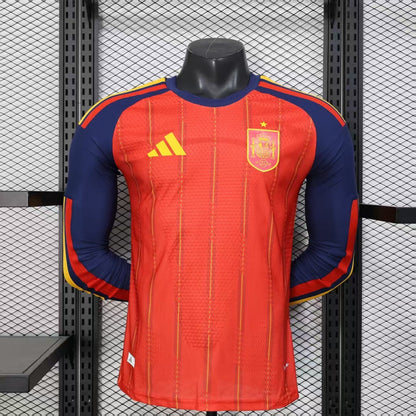 ESPAÑA I MANGA LARGA COPA DO MUNDO 2026 HOMBRE (VERSIÓN JUGADOR) MANGA LARGA