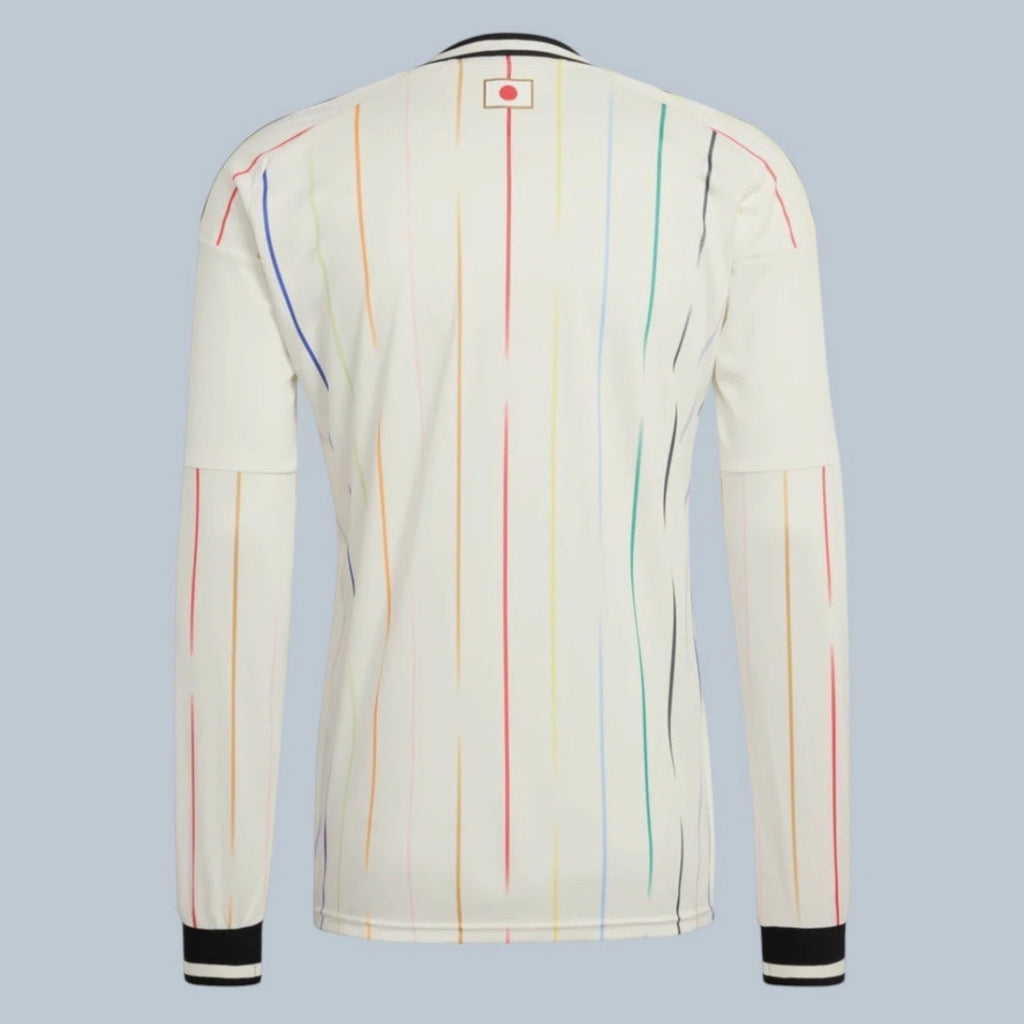 Camiseta Selección de Japón MANGA LARGA alternativa blanca - Copa del Mundo 2026