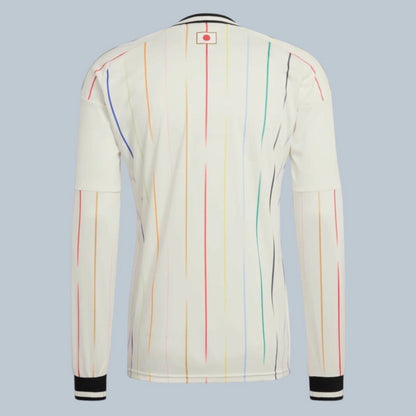 Camiseta Selección de Japón MANGA LARGA alternativa blanca - Copa del Mundo 2026