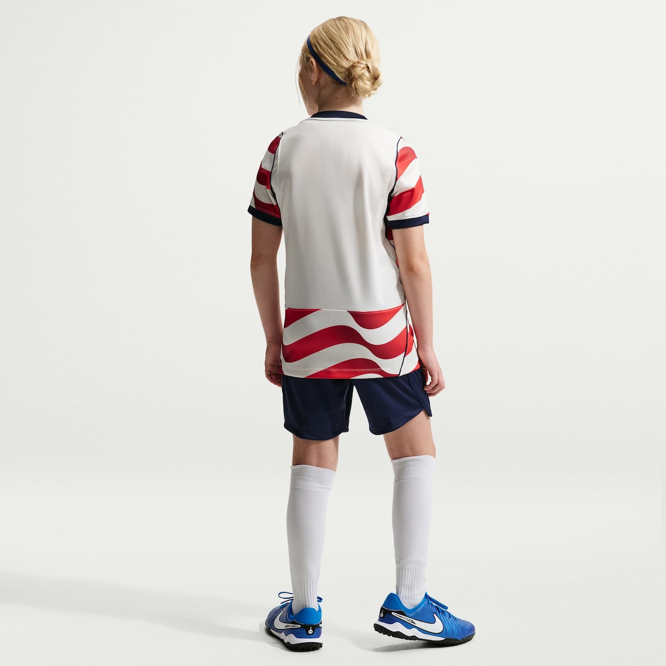 Conjunto infantil Selección Estados Unidos principal rojo y blanco COPA DEL MUNDO 2026