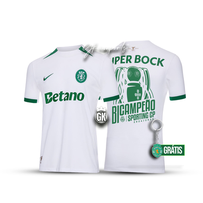 Camiseta BICAMPEÓN taça das taças blanca 2024/25