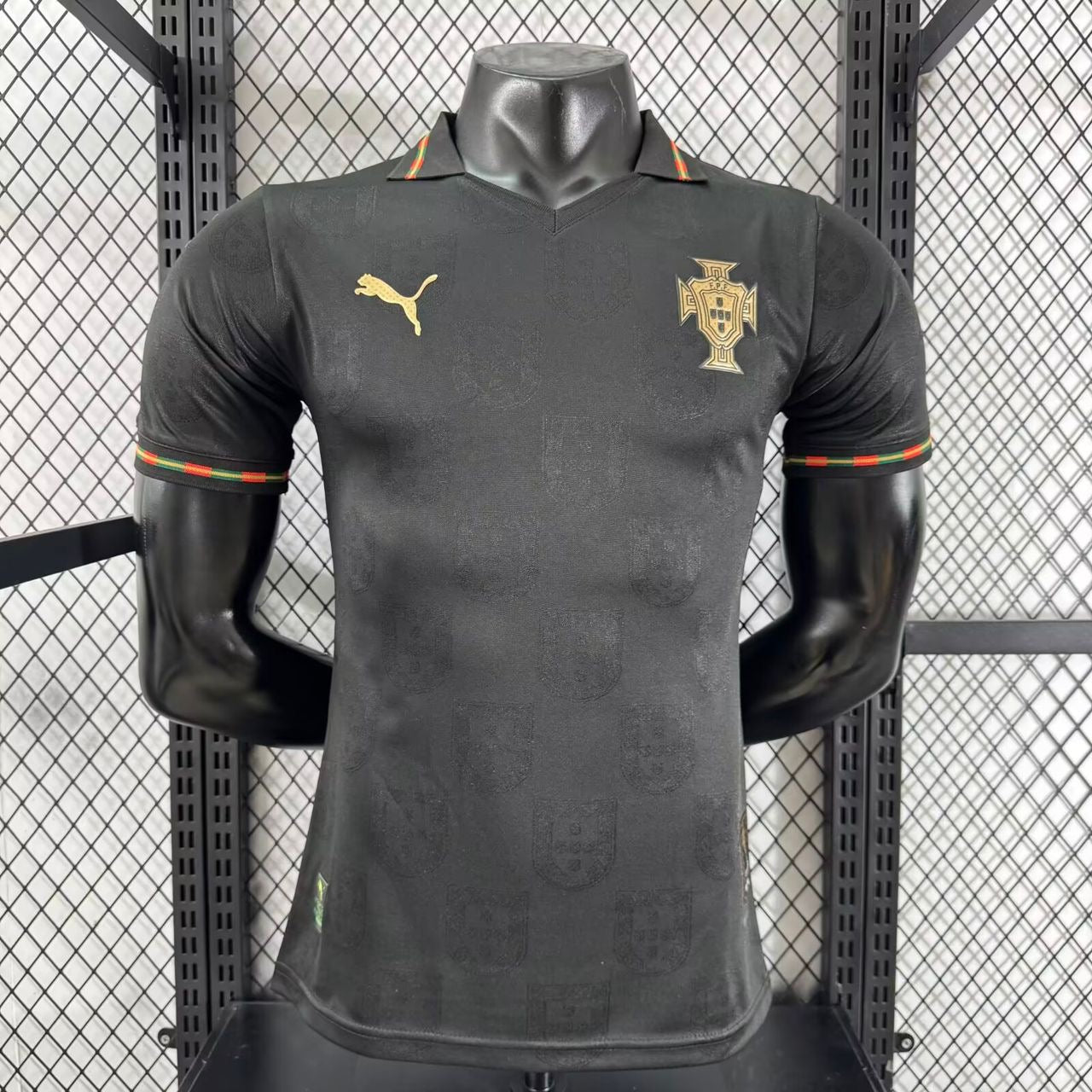 Camiseta Selección de Portugal edición especial pantera negra EUSÉBIO 2026/27 PLAYER - AUTHENTIC