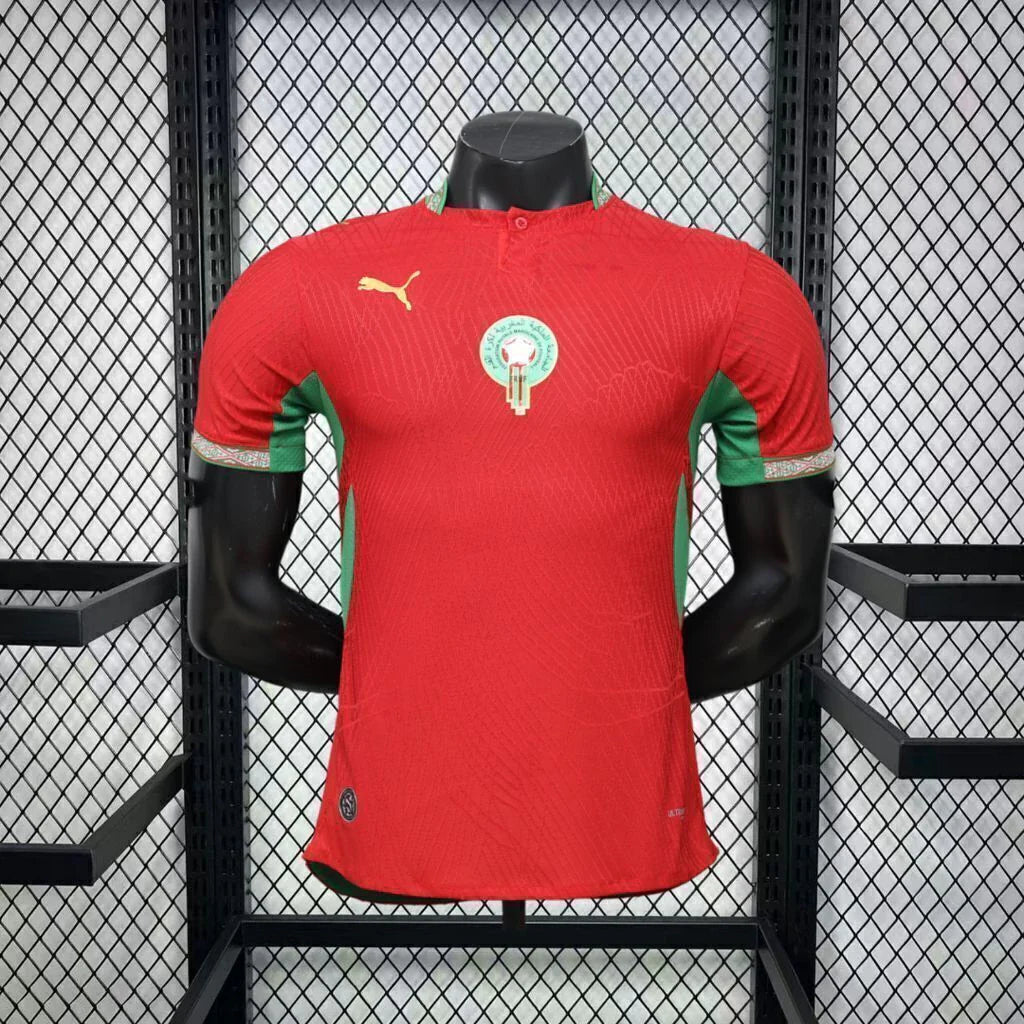 Camiseta Marruecos principal copa del mundo 2026 roja - PLAYER