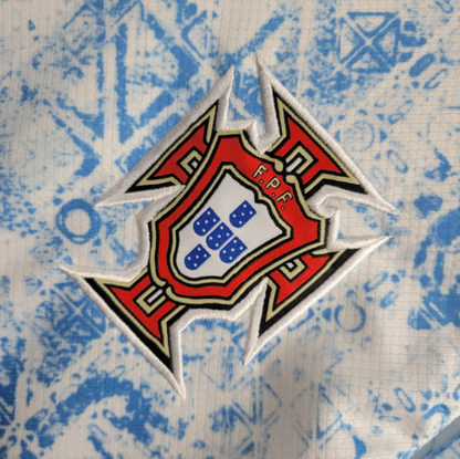 Camiseta Portugal azul manga larga home Euro 2024
