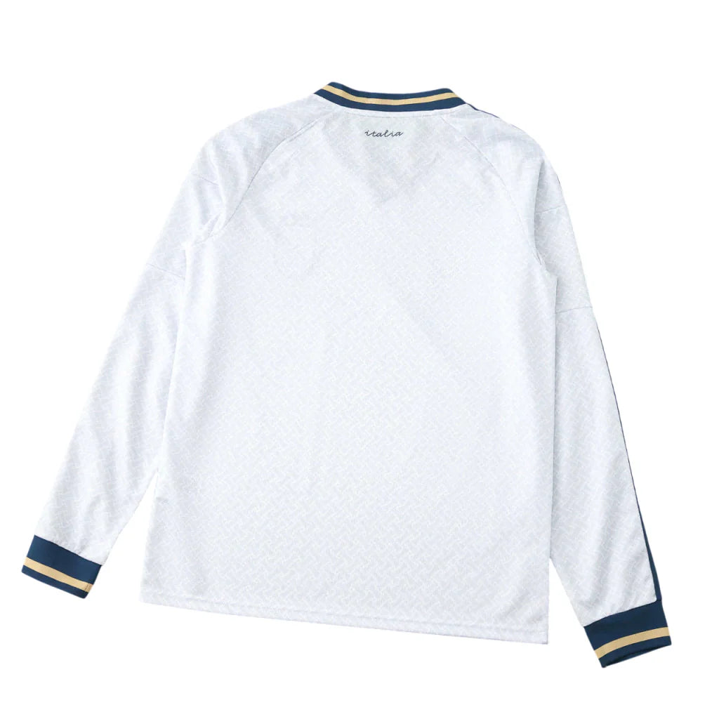 Camiseta Selección de Italia MANGA LARGA alternativa blanca - Copa del Mundo 2026