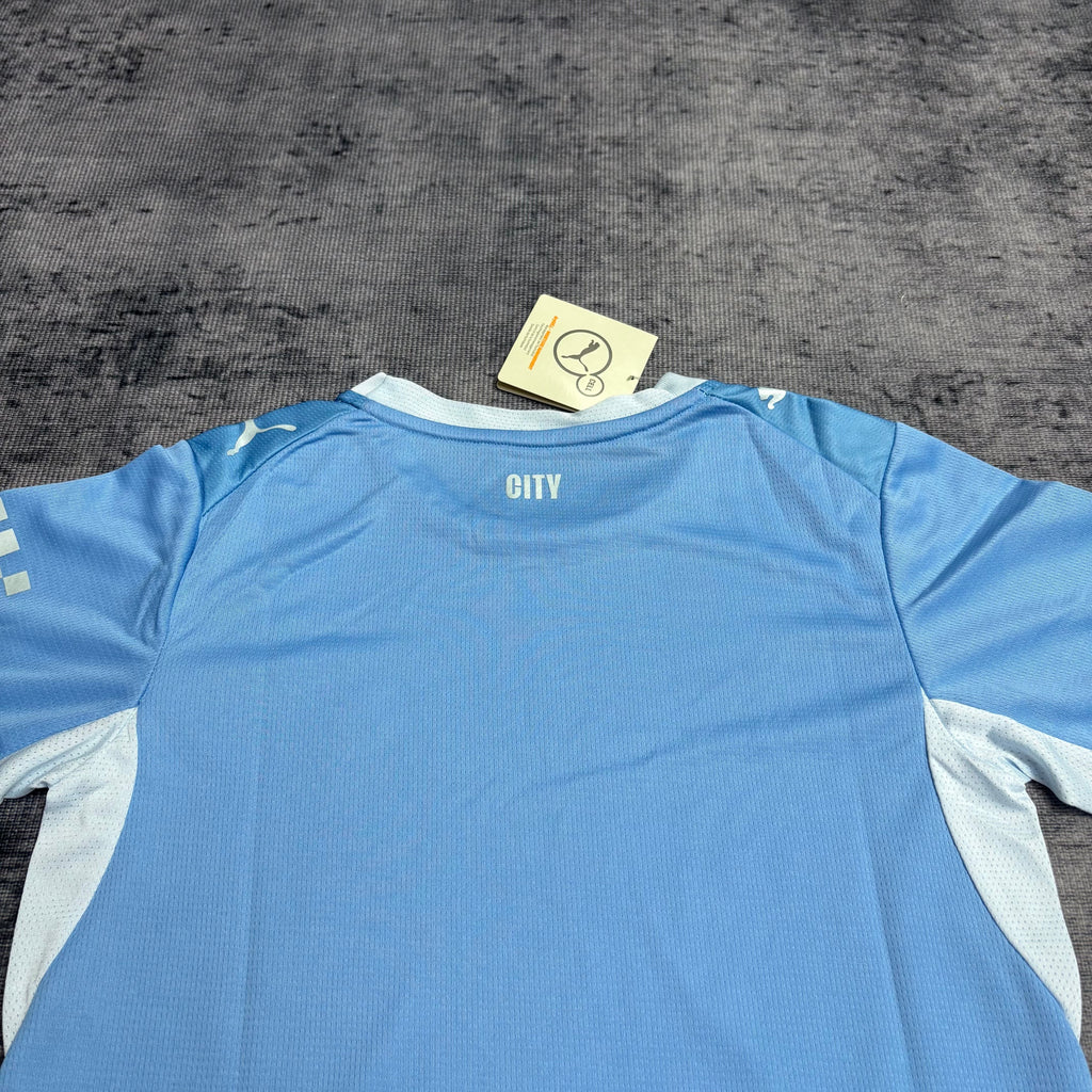 Conjunto Infantil Manchester City local 2026 azul