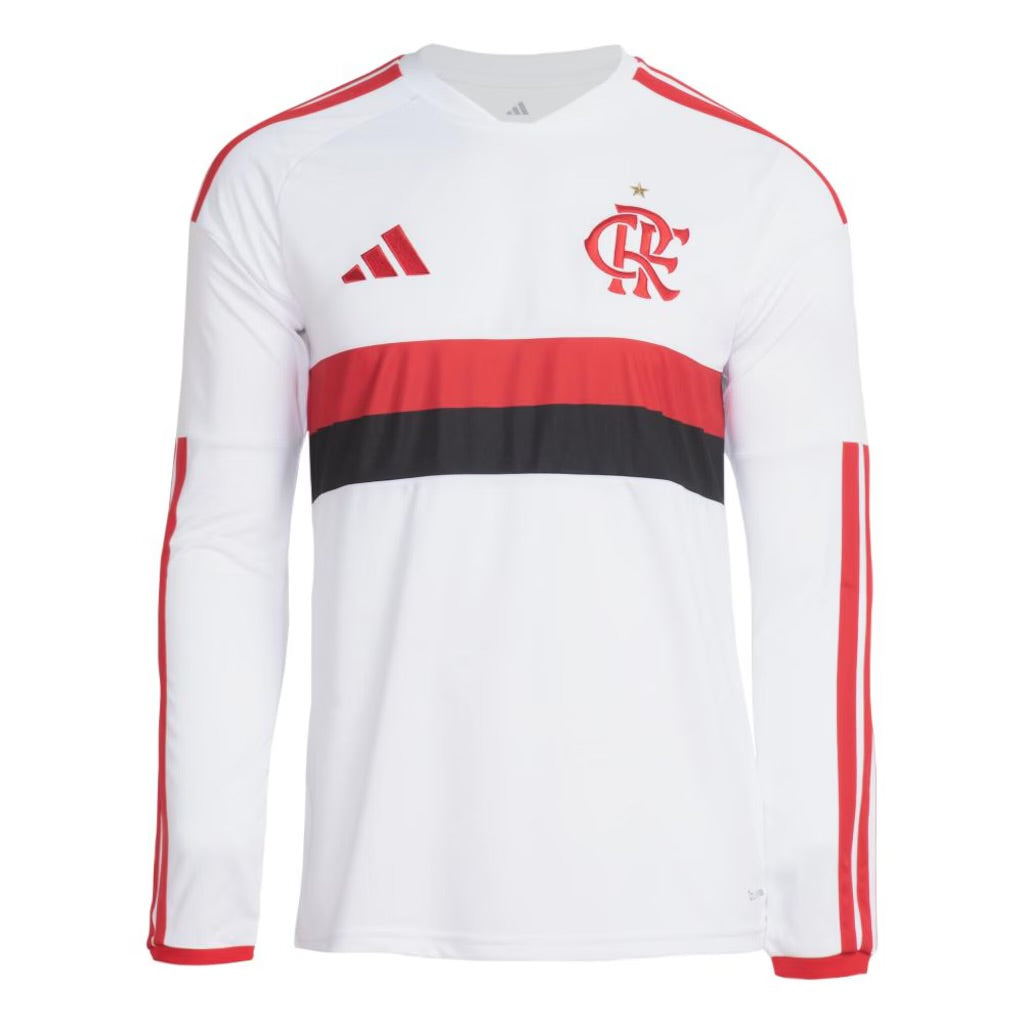 Camiseta Manga larga Flamengo Away 2026/27 blanca