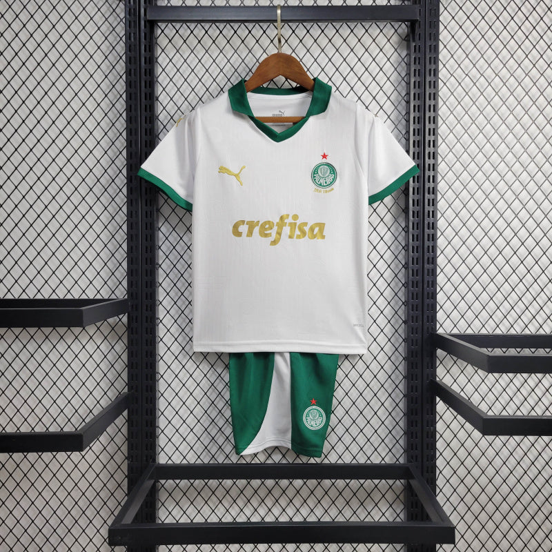 Conjunto Infantil Palmeiras blanco 2024/25- Away