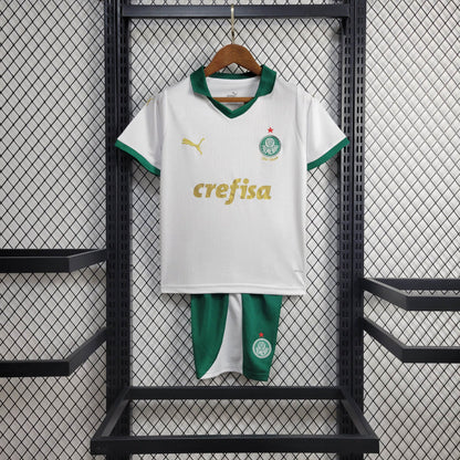 Conjunto Infantil Palmeiras blanco 2024/25- Away