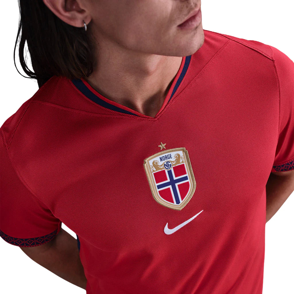 Camiseta Selección de Noruega principal roja - Copa del Mundo 2026