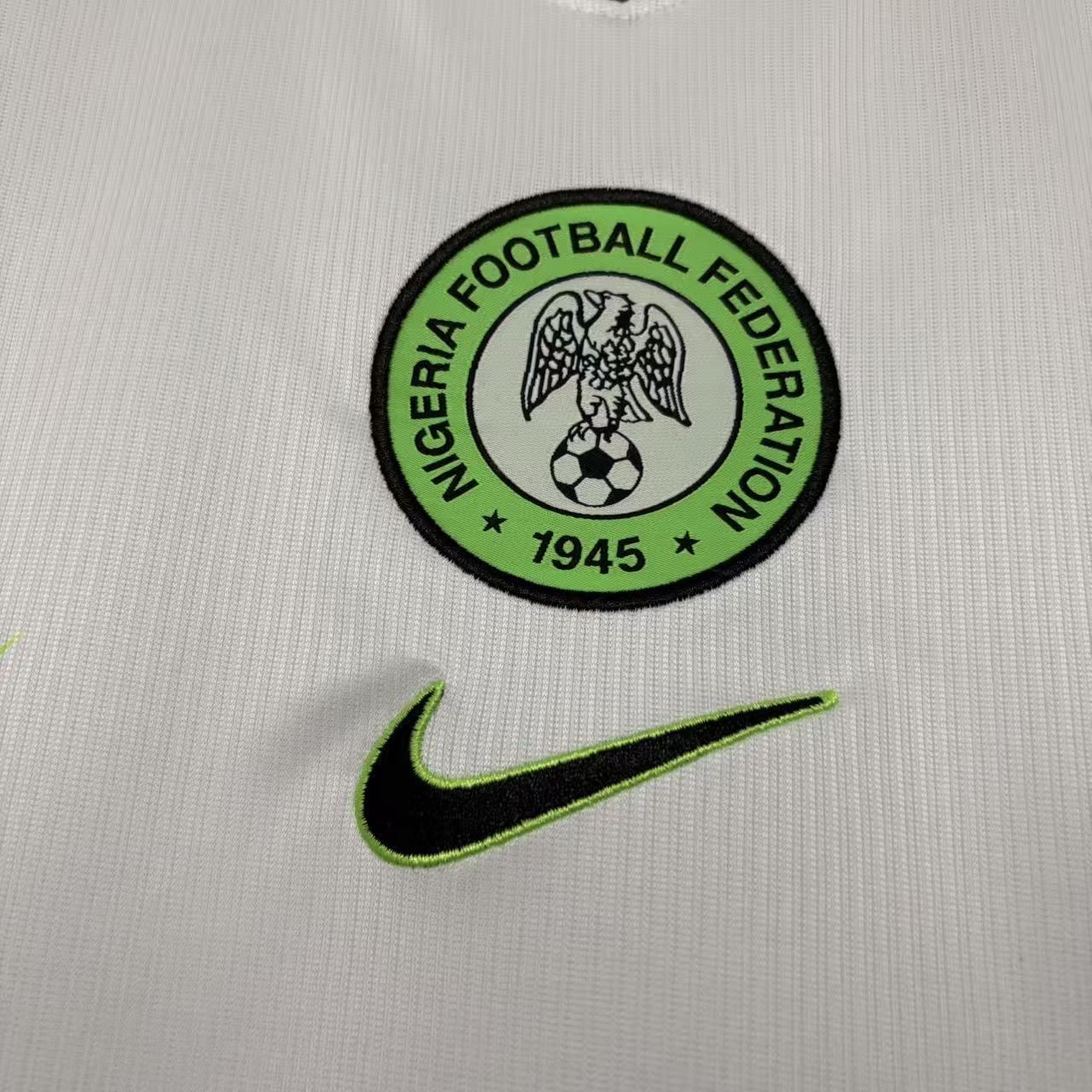 Camiseta Selección de Nigeria Visitante blanca/verde - Copa del Mundo 2026